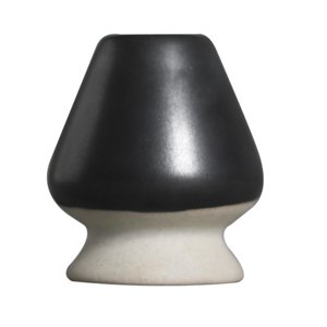 Bothyi - Soporte Para Batidor Matcha Hecho A Mano Ceremonia Del Té Teaware Para Principiantes Profesional En Blanco Y Negro