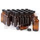 thumbnail image 1 of Botellas de vidrio Juvale, 60 ml, color ámbar con tapas, paquete de 30 con 6 embudos, 1 of 7