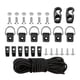 thumbnail image 5 of Kit De Aparejos Para Cubierta De Kayak, Anillos En D, Cuerda Elástica De 8,2 Pies Para Canoa Y Kayak Para Barco, 5 of 5