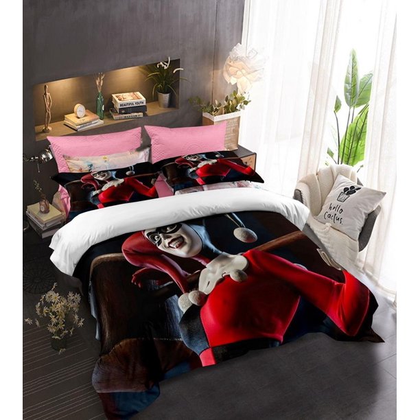 Adult Hot Sexy Girl Quilt Duvet Cover Set Bedclothes Kids Bedspread Children3-Piece Bedding Set (1 Duvet Cover + 2 Pillow Shams)