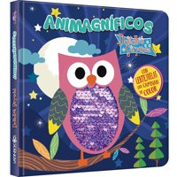 Zig-Zag - Libro Destellos Sorpresa - Animagníficos / 10 Páginas De Cartón Troqueladas Con Lentejuelas Metalizadas, De 17 X17 Cm. Tapa Cartoné Troqueladas Con Lentejuelas Metalizadas,