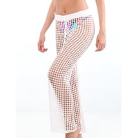 Samia - Salida De Playa Tipo Pantalón Blanco S