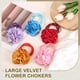 thumbnail image 4 of Collares de Flores Uxcell para Mujeres, Collares Ajustables de Flores de Terciopelo Grandes Accesorios para Mujeres Boda Fiesta de Graduación, Negro, 4 of 6