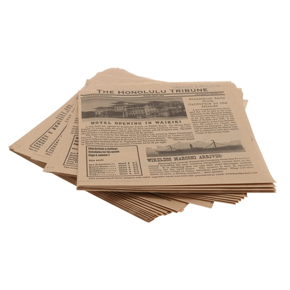 Forro de papel GET 18 cm estilo Honolulu Newsprint (2000)
