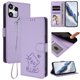 thumbnail image 2 of Funda Volteable con Diseño de Gato para Nothing Phone 3A Lite, Lila Claro, 2 of 6