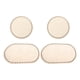 thumbnail image 5 of Cesta De Madera Base De Madera Ovalada De Ganchillo Con Agujeros Para Cesta De Hilo Juego A, 5 of 5