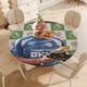 thumbnail image 4 of Erling Haaland theme Fitted Round Tablecloths Elastic Edged Table Covers Waterproof Table Cloth For Kitchen Holiday Party Tables Decor 150cm, 4 of 6