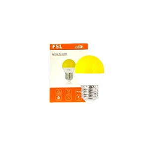 Pack X10 Guirnalda Led Decorativa G45 2W/E27 Color Amarillo -Fsl