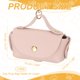 thumbnail image 2 of Uxcell Soporte para Bolsas de Excremento de Perro, Dispensador de Bolsas de Residuos de Mascotas de Cuero para Correas Portátil Reutilizable Funda de Limpieza Fácil (1Pcs, Rosa), 2 of 6