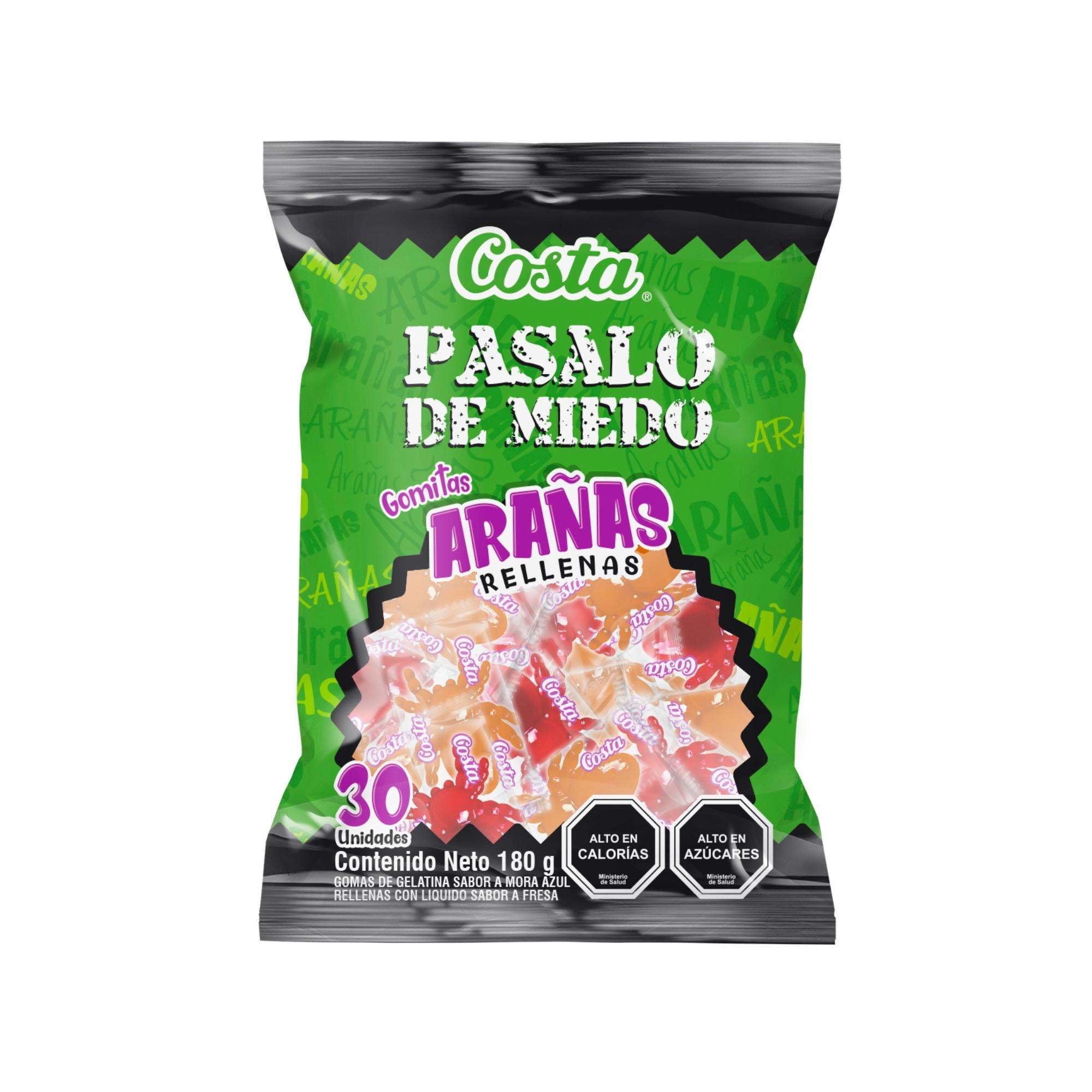 Gomitas Arañas Rellenas 180 g Costa
