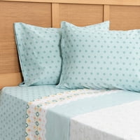 Mashini - Sábana Est. 144 Hilos King Cisne