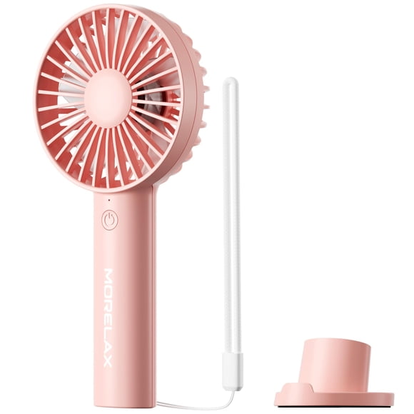 Ventilador de mano Jancane recargable de 4000mAh rosa