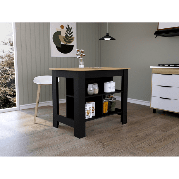 Isla De Cocina Cala 90x103x70 Cm Wengue Y Duna