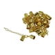 thumbnail image 2 of 12 sets collar extensor de cadena con conector de tapa de extremo de oro, 2 of 5