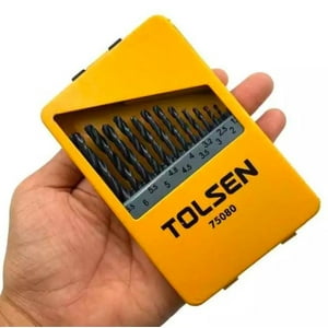 Tolsen - Brocas Para Acero Juego 13 Piezas
