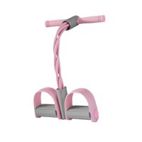 Magideal - Banda De Resistencia Para Pedales, Cuerda De Tensión Multifunción Para Ejercicios, Bandas Elásticas Para Abdomen, Cuerdas De Tracción Elásticas, Cuerd Rosa