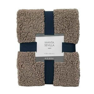 Hebra - Manta Sherpa 125X150 Sevilla Gris