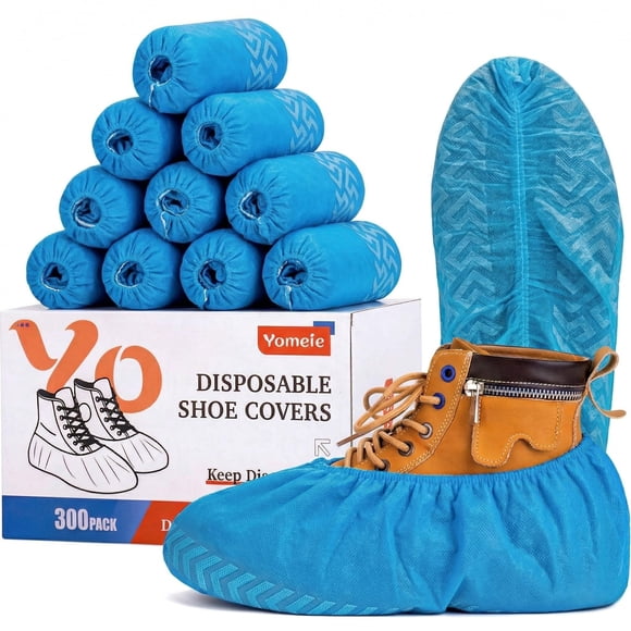 Cubrezapatos desechables Yomeie XL de tela no tejida, 300 unidades