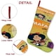 thumbnail image 5 of Mafalda Tema: Calcetines de Navidad, fino lino blanco para colgar en escaleras y chimenea, decoración navideña para el hogar, regalo de Navidad. 45cm × 32cm, 5 of 5