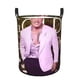 thumbnail image 1 of Dwayne Johnson Cesta de lavandería de gran capacidad redonda con asa, bolsa para ropa sucia plegable, almacenamiento para dormitorio, baño y lavadero 44x35 cm, 1 of 6