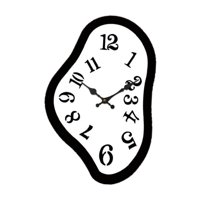 Magideal - Reloj De Pared Abstracto Moderno Con Diseño De Derretimiento Silencioso Funcional Decorativo Para Sala Cocina Oficina Adecuado Para Regalo Decoración 30 Cm X 195 Cm