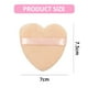 thumbnail image 2 of Esponja de maquillaje de algodón con forma de corazón y cinta de fibra, 2 of 5