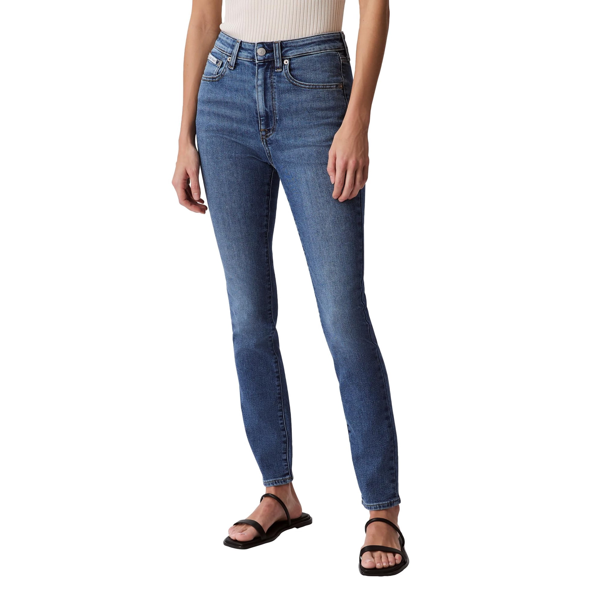 Vaqueros Calvin Klein De Talle Alto Para Mujer