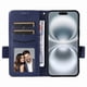 thumbnail image 5 of Funda Cartera para iPhone 16 Tapa Flip con Ranuras y Soporte Azul, 5 of 5