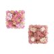 thumbnail image 1 of 2x Panel De Flores Artificiales Rosa Boda Decoración Del Hogar Loto Rosa Oscuro, 1 of 5
