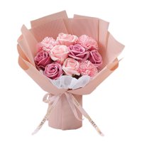 Magideal - De Flores De Rosas Flor De Jabón Regalos Del Día De San Valentín Decoraciones Del Día De San Valentín Para El Compromiso Día De La Madre Esposa , Rosa