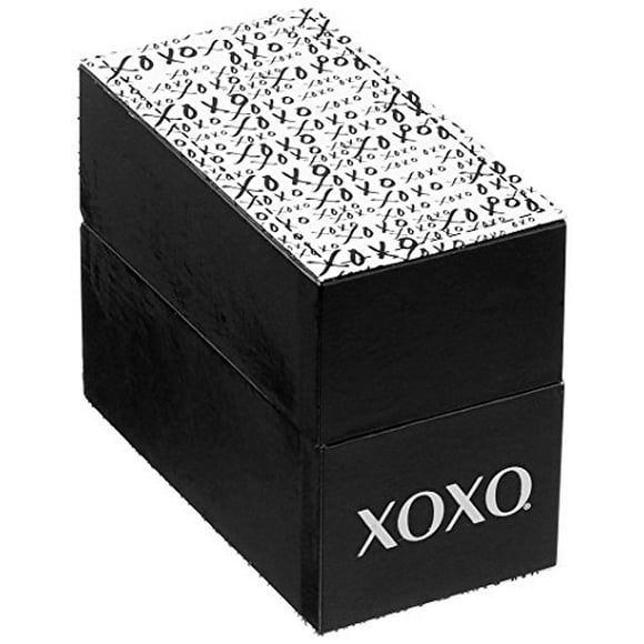 XOXO XO5874 Reloj para Mujer con Brazalete Negro y Tono dorado
