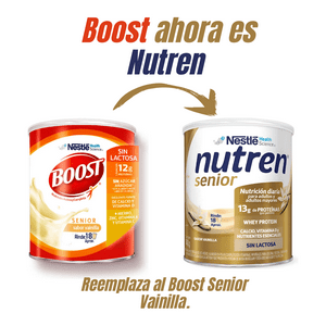 Nestlé - Nutren (Ex Boost ) Suplemento En Polvo Senior Vainilla 740Gs