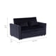 thumbnail image 4 of Sofá Cama 2 Cuerpos Moderno Dallas Negro KMP1BK, 4 of 9