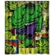 thumbnail image 1 of Cortina de ducha de Hulk, juego de cortinas de baño con ganchos, tamaño 60 x 72 pulgadas, 1 of 3