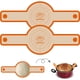 thumbnail image 1 of Juego de eslingas para pan Koolstuffs, de silicona, antiadherentes, fáciles de limpiar, 1 of 7