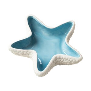 Magideal - Artesanía De Cerámica, Pequeño Plato De Joyería, Decoración Del Hogar, Pendientes, Plato De Almacenamiento, Anillos, Pulsera, Soporte Para Baratijas Azul