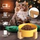thumbnail image 3 of Comederos para perros y gatos con soporte de madera, antideslizantes, bonitos., 3 of 6