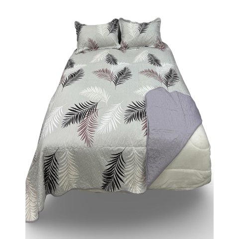 Genérico - Quilt 2 Plazas Luminoso - Cubrecama Verano L5