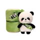 thumbnail image 2 of Panda De Peluche Animal De Peluche Decoración De La Sala De Estar Para Adultos Niños Niños Niñas Con Bambú, 2 of 5