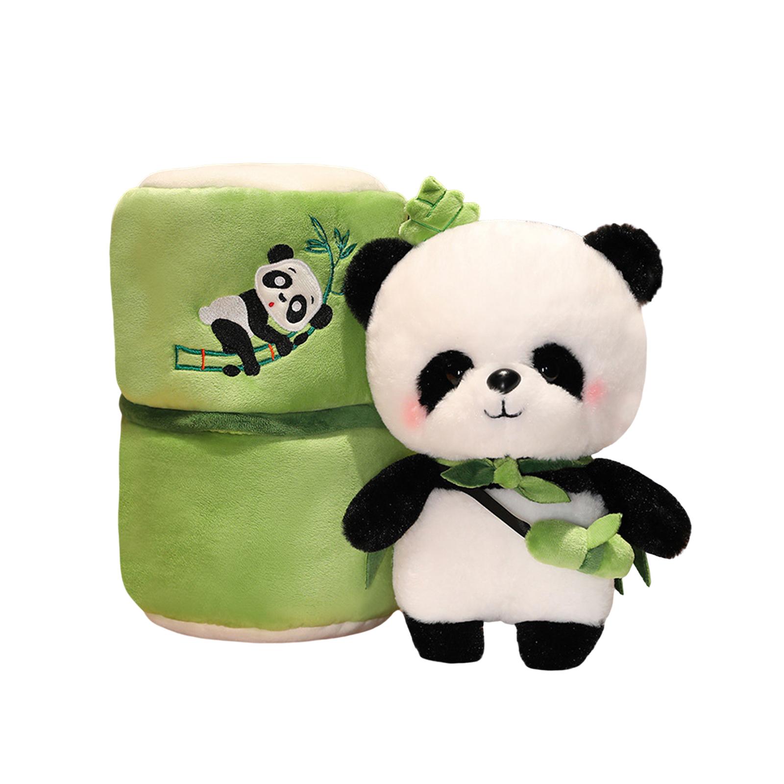 Magideal - Bonitos Juguetes De Peluche De Panda, Regalos Creativos, Juguete Para Dormir, Decoración De Dormitorio Para Niños, Adultos, Adolescentes, Niños Y Con Bambú