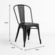 thumbnail image 4 of Silla Tolix de Comedor o Terraza Exterior - Negra, 4 of 7