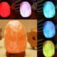 thumbnail image 2 of Lámpara de sal del Himalaya con LED de colores cambiantes, lámpara de sal de cristal con alimentación USB, luz natural para paisajes., 2 of 8