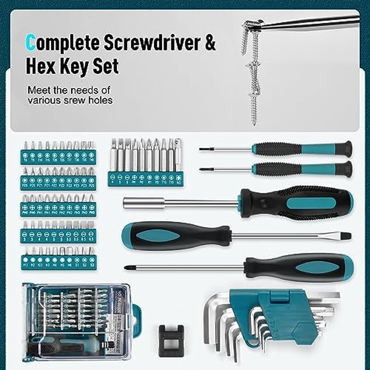 Kit De Herramientas Sundpey 379 Piezas Completo Portátil Yt379b