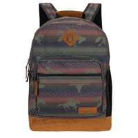 Mochila Wrangler Yellowstone Con Funda Para Portátil, Color Burdeos