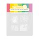 thumbnail image 1 of Set de 4 plantillas Waffle Flower 13 cm x 16 cm – Cosecha, 1 of 9