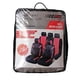 thumbnail image 3 of Funda Cubre Asientos Sport Diseño en Rojo 11 Piezas / 5 Cabeceras Negro, 3 of 3