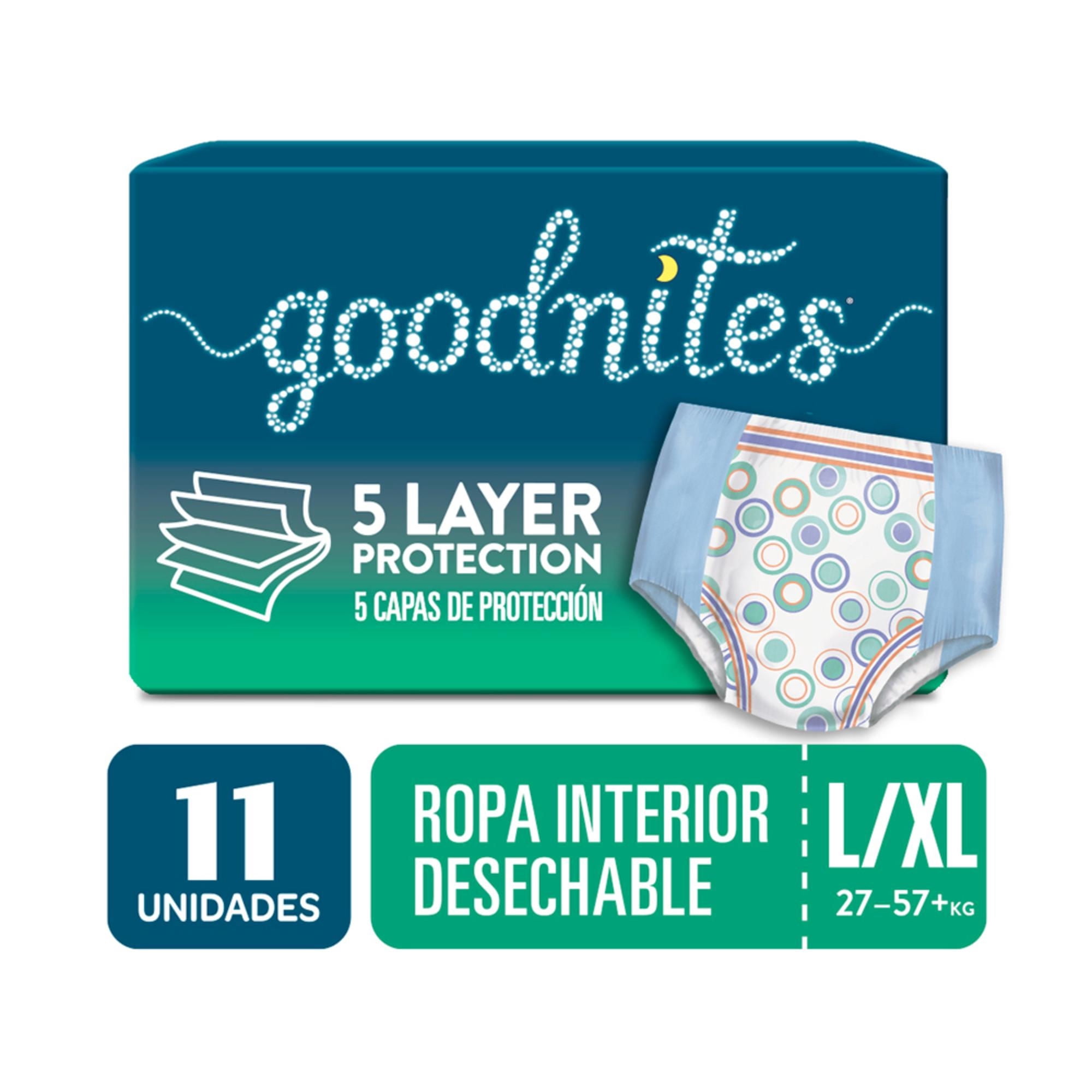 Ropa Interior Huggies Goodnites Desechable L-XL, 11 un
