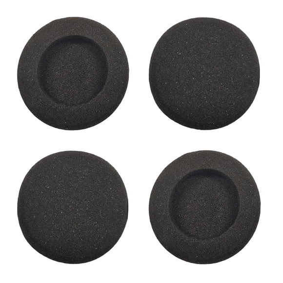 Almohadillas de espuma BINGLE 60 mm – Pack de 4 para auriculares Plantronics/Jabra