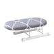 thumbnail image 4 of Tabla de planchar portátil para mesa, patas plegables, cubierta extraíble, puños de planchado, escote para el hogar, apartamentos, viajes , GRIS Pequeña, 4 of 5