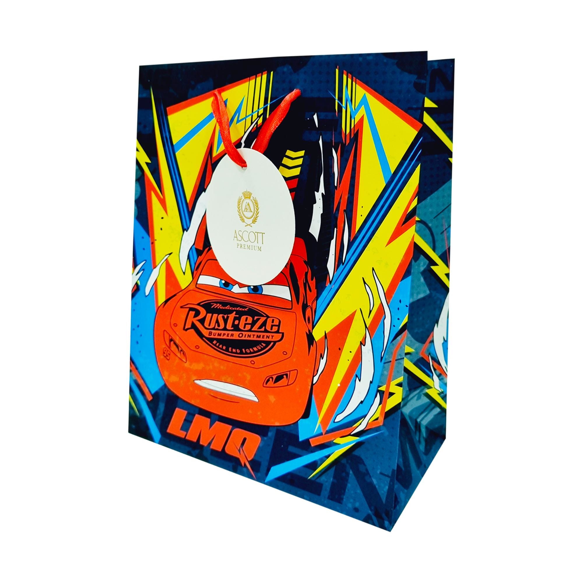 Bolsa De Regalo Mediana Cars, Producto Surtido 1 Un Ascott